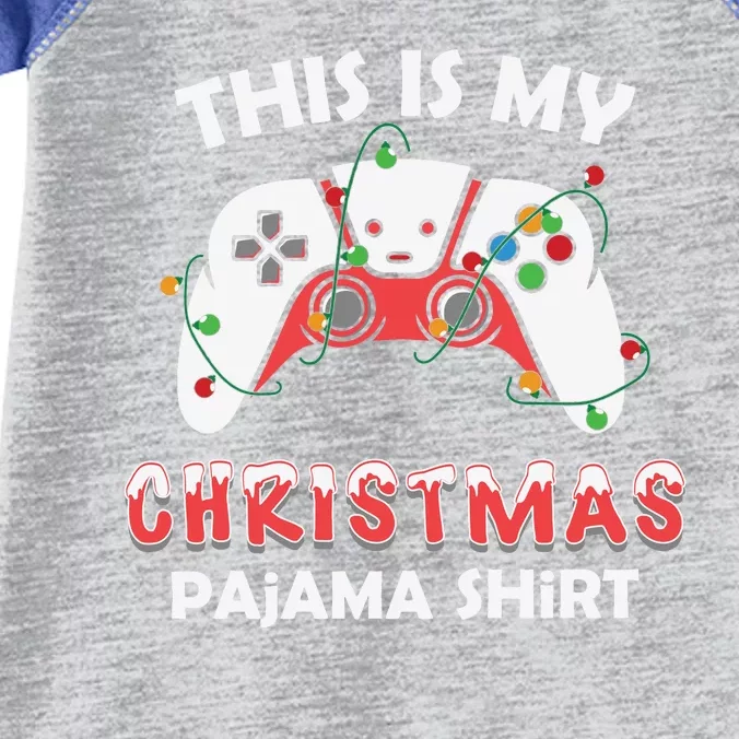 This Is My Christmas Pajama Shirts Funny Gamer Infant Baby Jersey Bodysuit