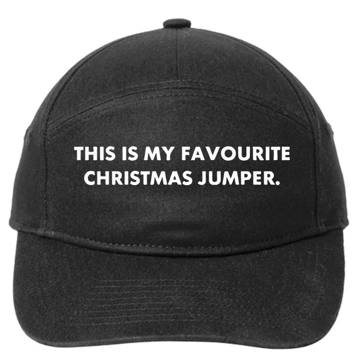 This Is My Favourite Christmas Jumper 7-Panel Snapback Hat