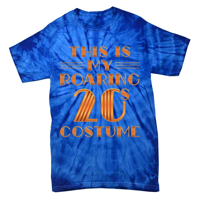 This Is My Roaring 20s Costume Twenties Art Deco Halloween Tie-Dye T-Shirt