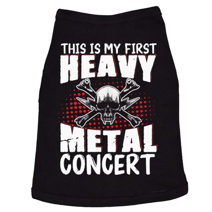 This Is My First Heavy Metal Concert Doggie Tank