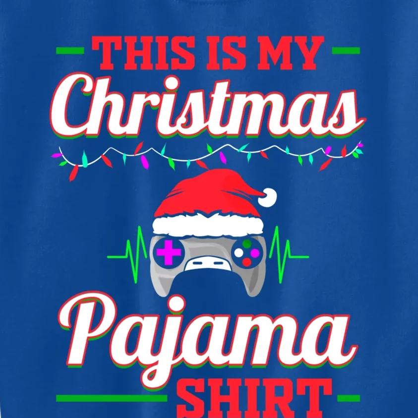 This Is My Christmas Pajama Funny Gift Funny Video Game Christmas Meaningful Gif Kids Sweatshirt