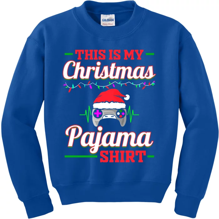 This Is My Christmas Pajama Funny Gift Funny Video Game Christmas Meaningful Gif Kids Sweatshirt