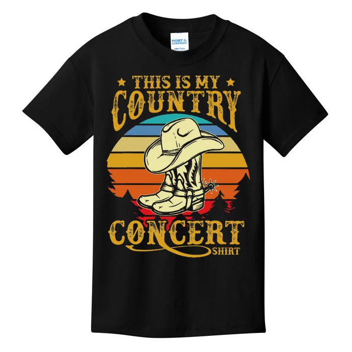 This Is My Country Concert Kids T-Shirt