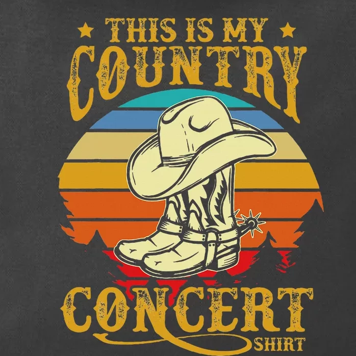 This Is My Country Concert Zip Tote Bag