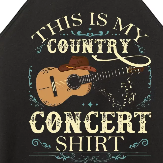 This Is My Country Concert Women’s Perfect Tri Rocker Tank