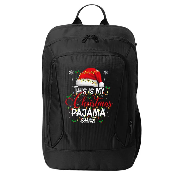 This Is My Christmas Pajama Lights City Backpack