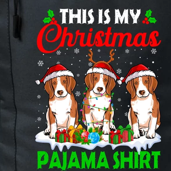 This Is My Christmas Pajama Beagle Dog Lights Xmas Meaningful Gift Daily Commute Backpack