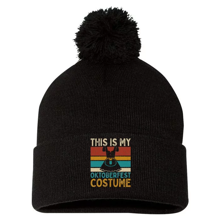 This Is My Oktoberfest Costume Pom Pom 12in Knit Beanie