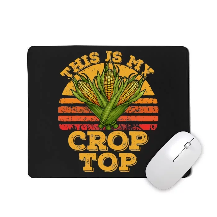 This Is My Crop Funny Farmer Farming Corn Lover Retro Mousepad