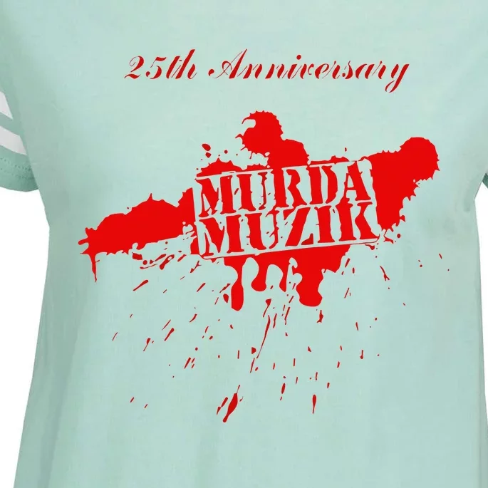 The Infamous Mobb Deep 25th Anniversary Murda Muzik Enza Ladies Jersey Football T-Shirt