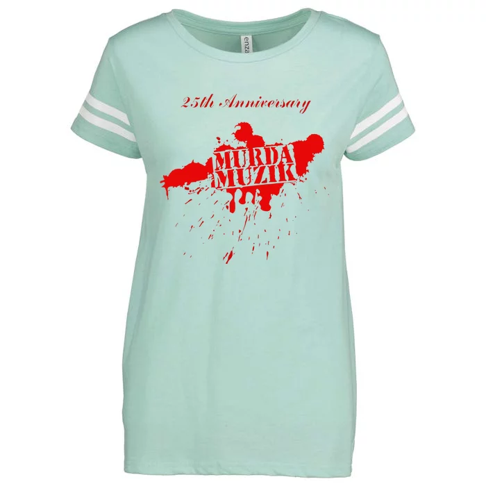 The Infamous Mobb Deep 25th Anniversary Murda Muzik Enza Ladies Jersey Football T-Shirt