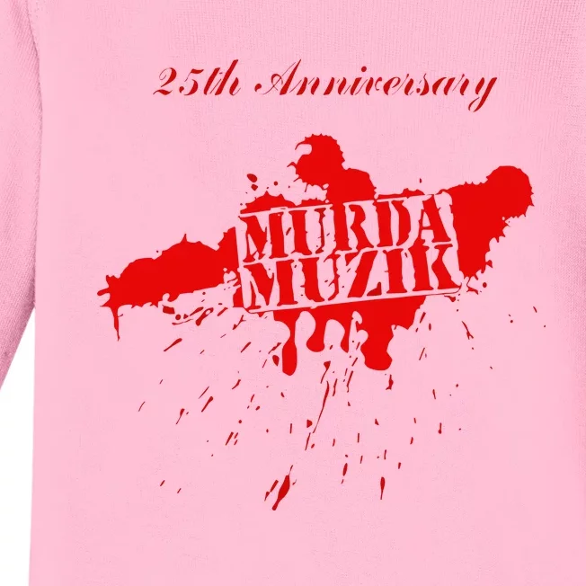 The Infamous Mobb Deep 25th Anniversary Murda Muzik Baby Long Sleeve Bodysuit