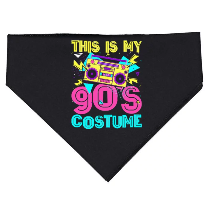 This Is My 90s Costume Retro 90s Music Theme Party Nineties USA-Made Doggie Bandana