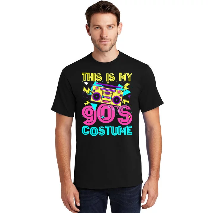 This Is My 90s Costume Retro 90s Music Theme Party Nineties Tall T-Shirt