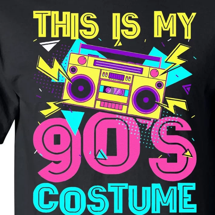 This Is My 90s Costume Retro 90s Music Theme Party Nineties Tall T-Shirt