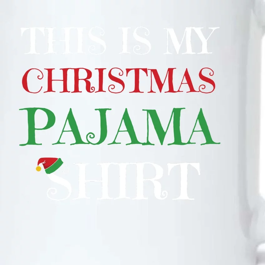 This Is My Christmas Pajama Long Sleeve Long Sleeve Black Color Changing Mug