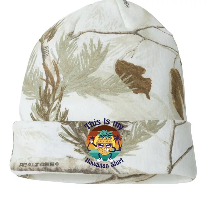 This Is My Hawaiian Shirt Funny Hawaii Kati - 12in Camo Beanie