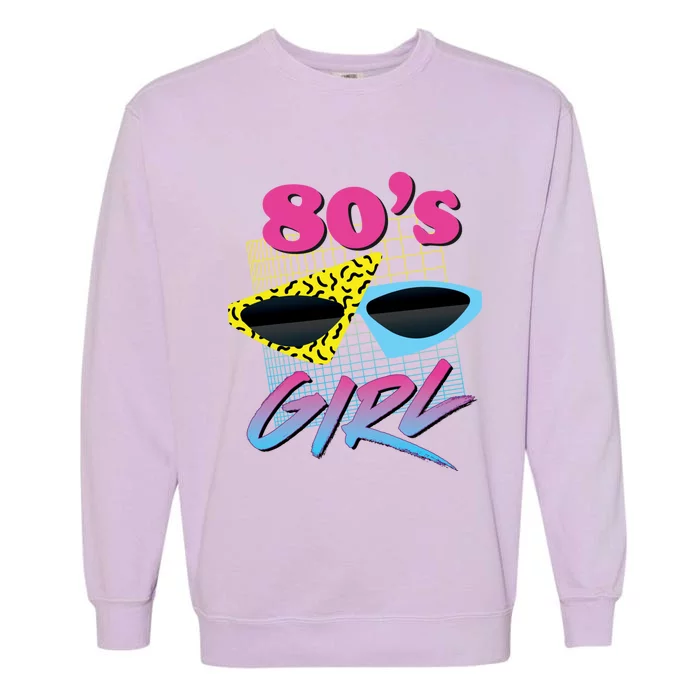 This Is My 80s Girl Costume Party Gift Garment-Dyed Sweatshirt