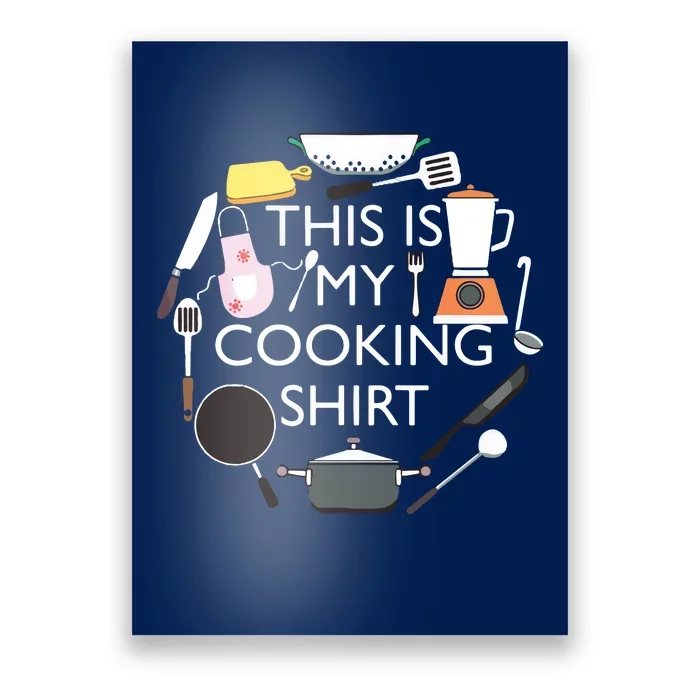 This Is My Cooking Funny Hobby Cook Chef Cooking Cook Poster