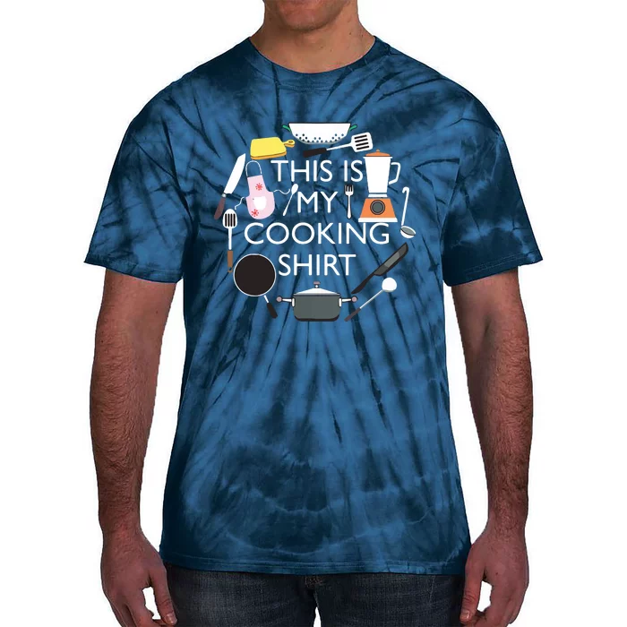 This Is My Cooking Funny Hobby Cook Chef Cooking Cook Tie-Dye T-Shirt