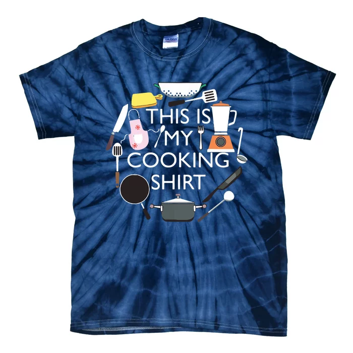 This Is My Cooking Funny Hobby Cook Chef Cooking Cook Tie-Dye T-Shirt