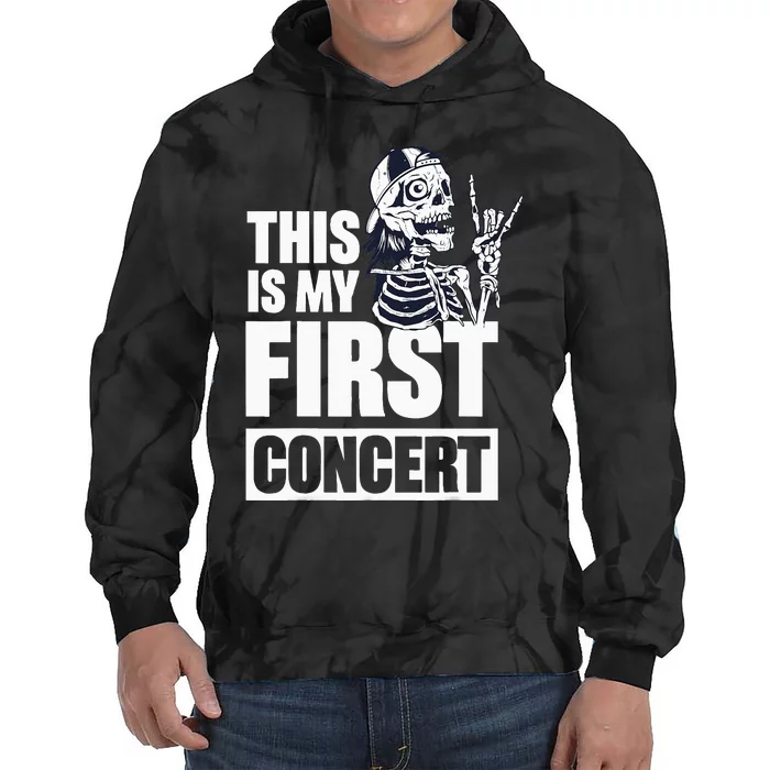 This Is My First Concert Tie Dye Hoodie