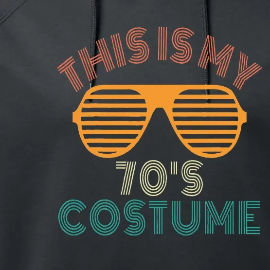 This Is My 70s Costume Retro 80s 90s Party Performance Fleece Hoodie