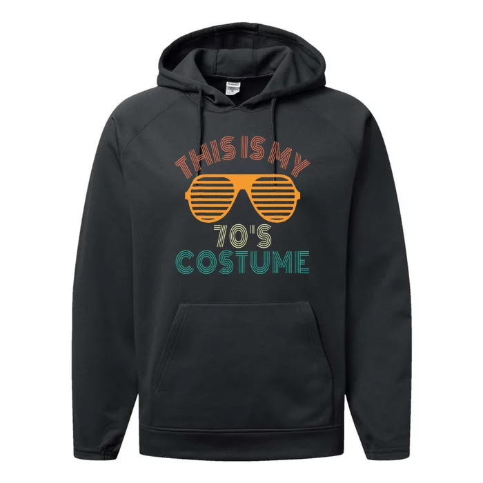 This Is My 70s Costume Retro 80s 90s Party Performance Fleece Hoodie