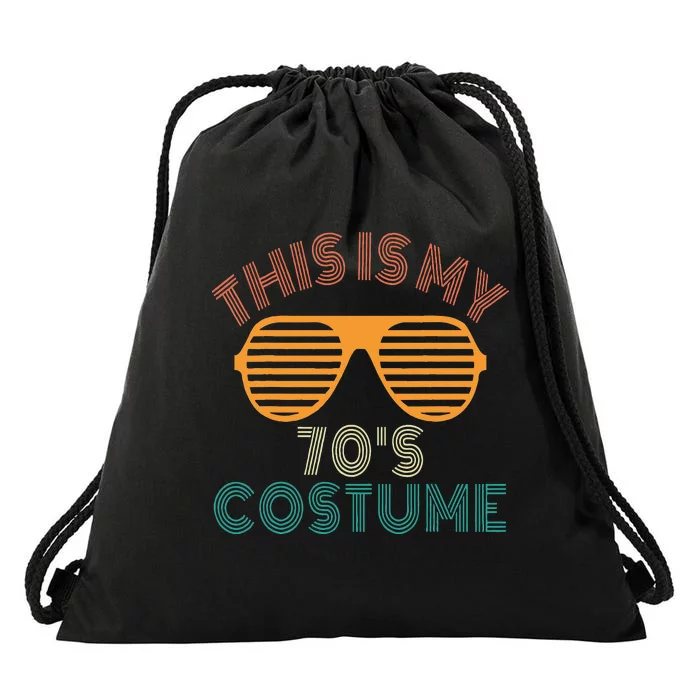 This Is My 70s Costume Retro 80s 90s Party Drawstring Bag