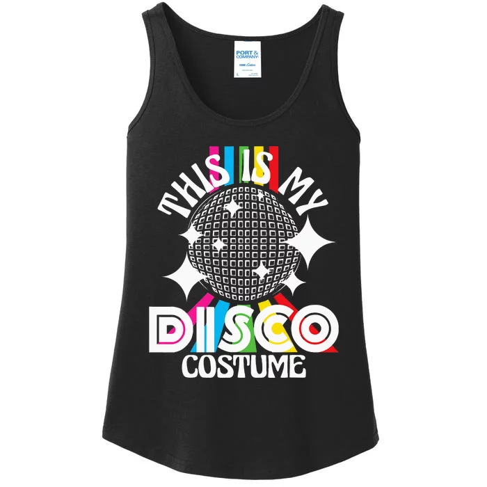 This Is My Disco Costume 1970s Funky Party 70s Groove Ladies Essential Tank