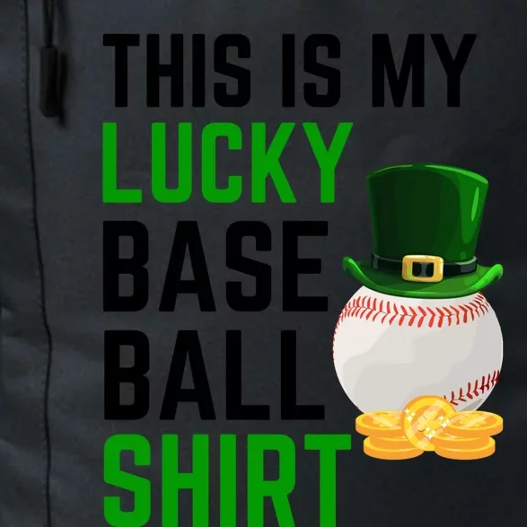 This Is My Lucky Baseball Gift Sport Game St Patrick's Day Funny Gift Daily Commute Backpack