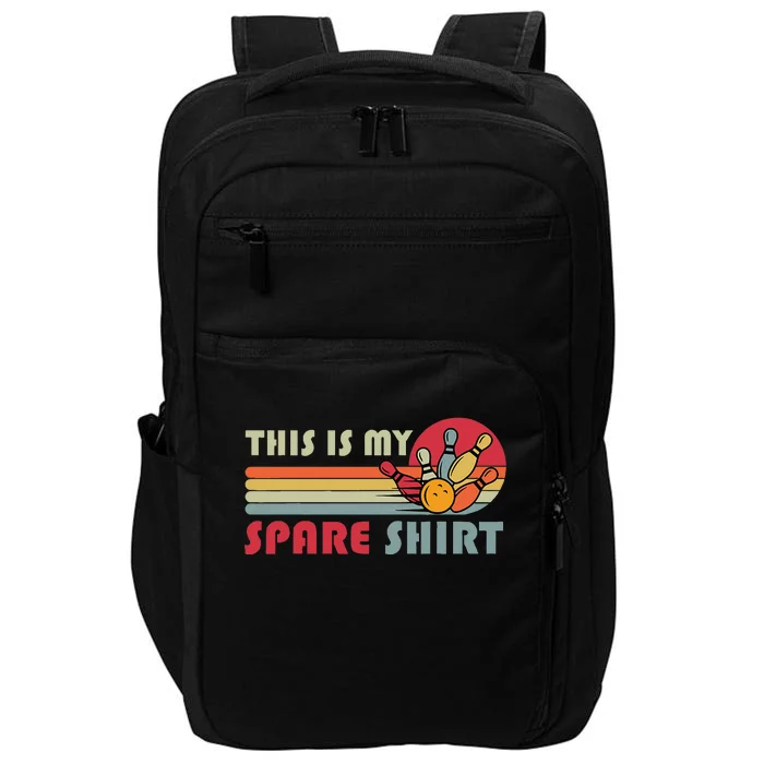 This Is My Spare Bowling Bowler Impact Tech Backpack