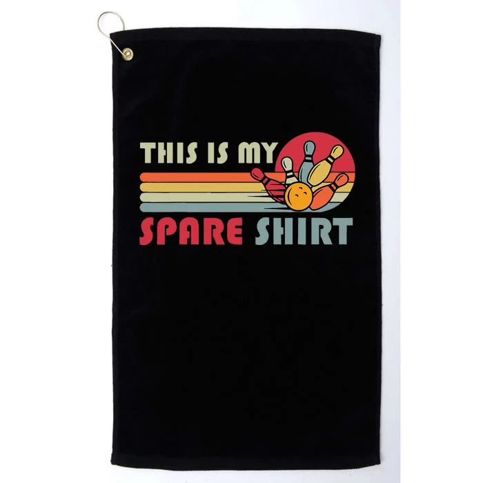 This Is My Spare Bowling Bowler Platinum Collection Golf Towel