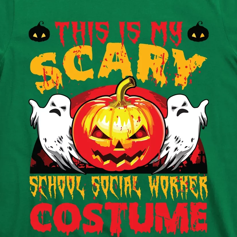 This Is My Scary School Social Worker Costume Halloween T-Shirt