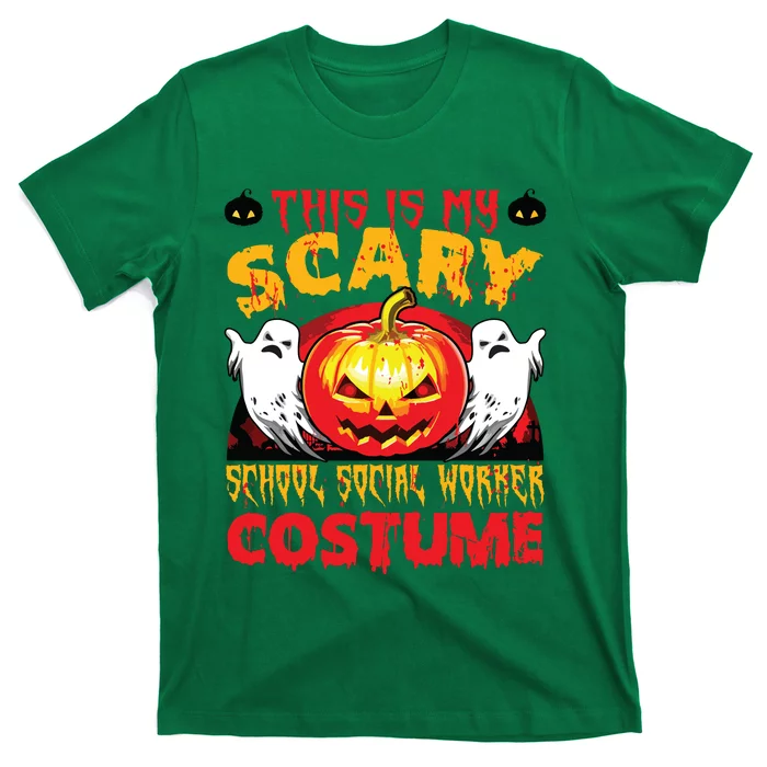 This Is My Scary School Social Worker Costume Halloween T-Shirt