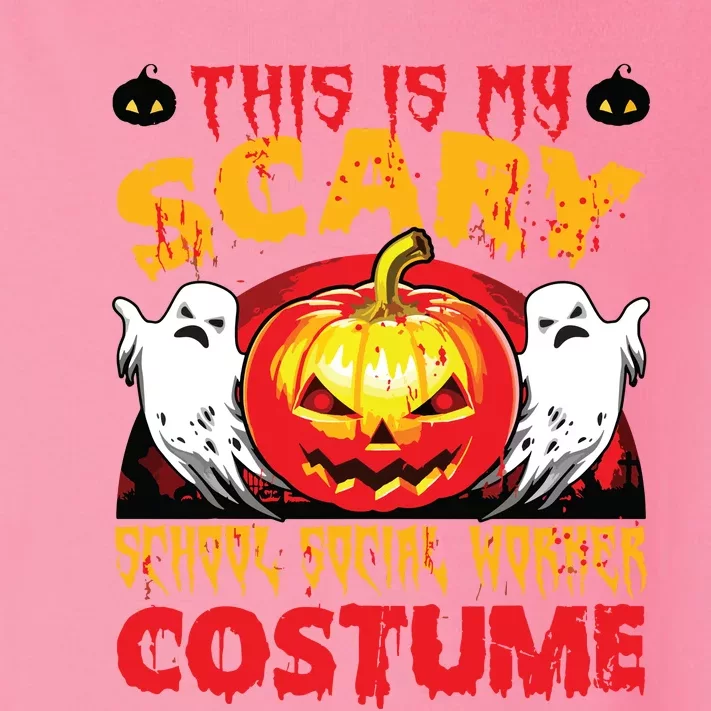 This Is My Scary School Social Worker Costume Halloween Toddler Long Sleeve Shirt