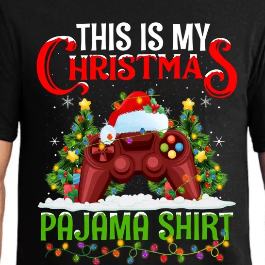 This Is My Christmas Pajama Meaningful Gift Video Game Christmas Funny Gift Pajama Set