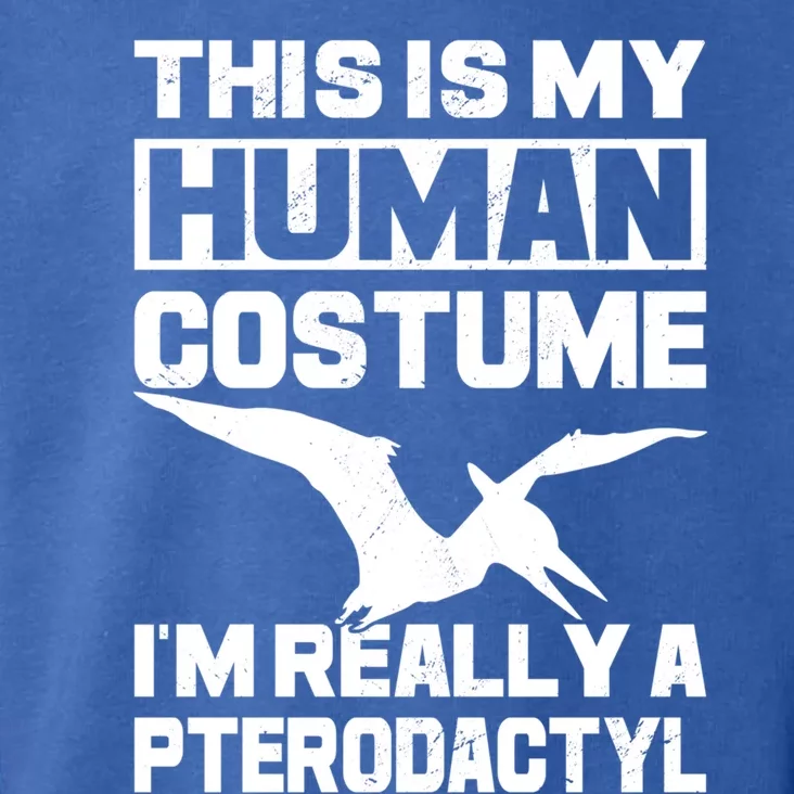 This Is My Hu I'm Really A Pterodactyl Halloween Dinosaur Gift Toddler Hoodie