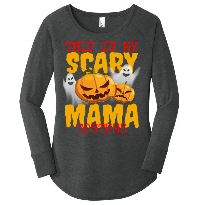 This Is My Scary Mama Costume Women's Perfect Tri Tunic Long Sleeve Shirt