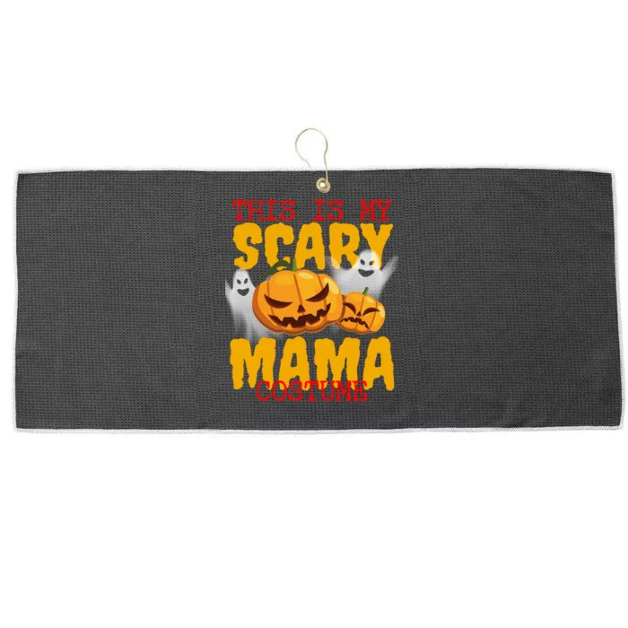 This Is My Scary Mama Costume Large Microfiber Waffle Golf Towel