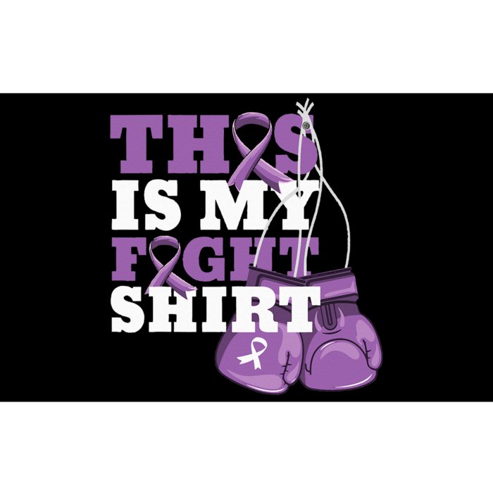 This Is My Fight Alzheimer Fighter Support Strong Bumper Sticker