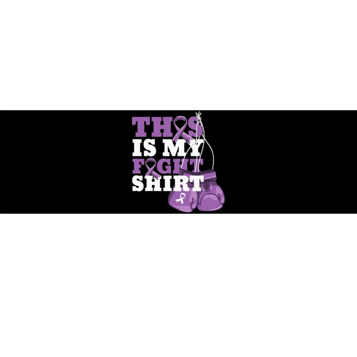 This Is My Fight Alzheimer Fighter Support Strong Bumper Sticker