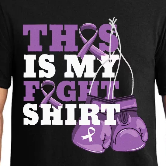 This Is My Fight Alzheimer Fighter Support Strong Pajama Set