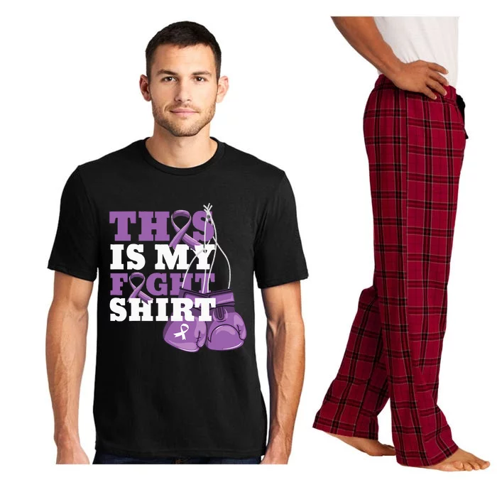 This Is My Fight Alzheimer Fighter Support Strong Pajama Set