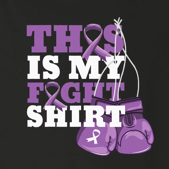 This Is My Fight Alzheimer Fighter Support Strong Toddler Long Sleeve Shirt