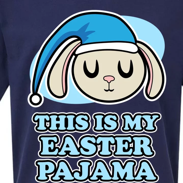 This Is My Easter Pajama And Gift Easter Bunny Gift Sueded Cloud Jersey T-Shirt