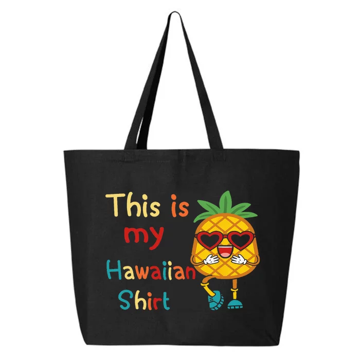 This Is My Hawaiian Tropical Luau Costume Party Hawaii 25L Jumbo Tote