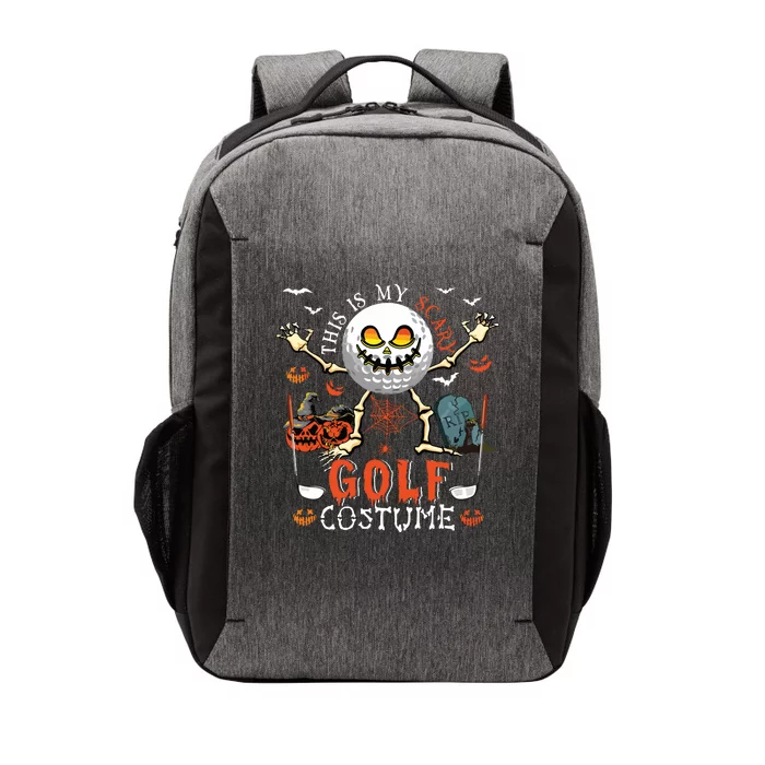 This Is My Scary Golf Costume Halloween Skeleton Lover Vector Backpack