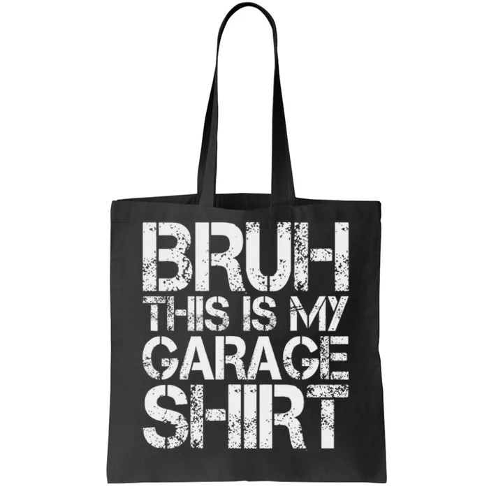 This Is My Garage Mechanic Dad Jokes Funny Fathers Day Tote Bag