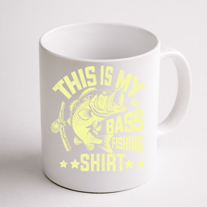 This Is My Bass Fishing Gift Bass Fishing Cool Gift Front & Back Coffee Mug